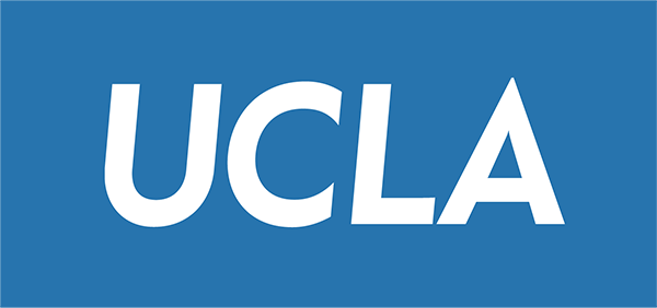 logo UCLA blue boxed